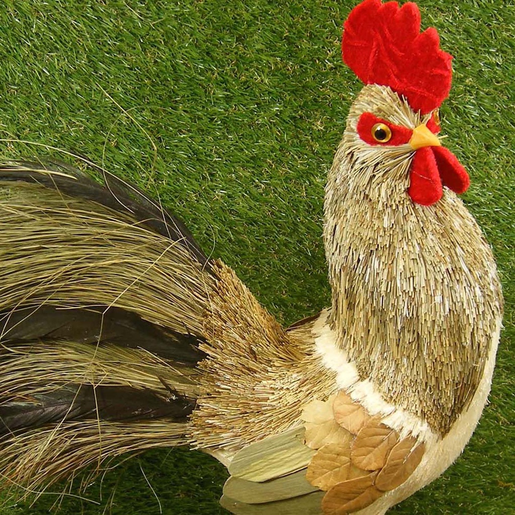 ROOSTER 17" SISAL STANDING