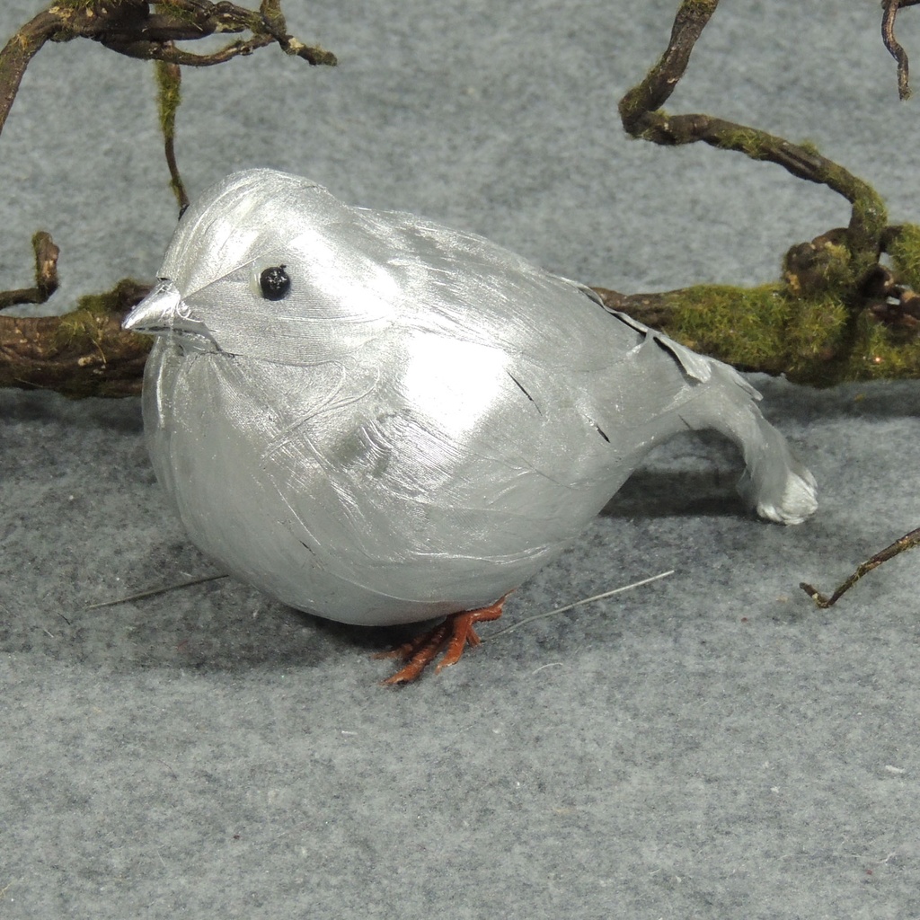 SILVER 7" FAT CARDINAL  (INDIVIDUAL)