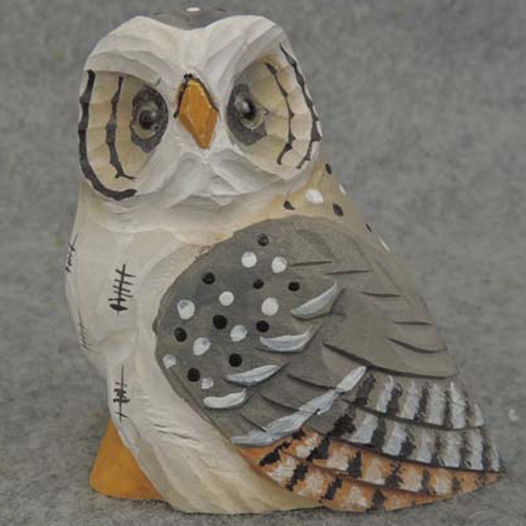 OWL WOOD 2.5" x 2.5" GRAY      