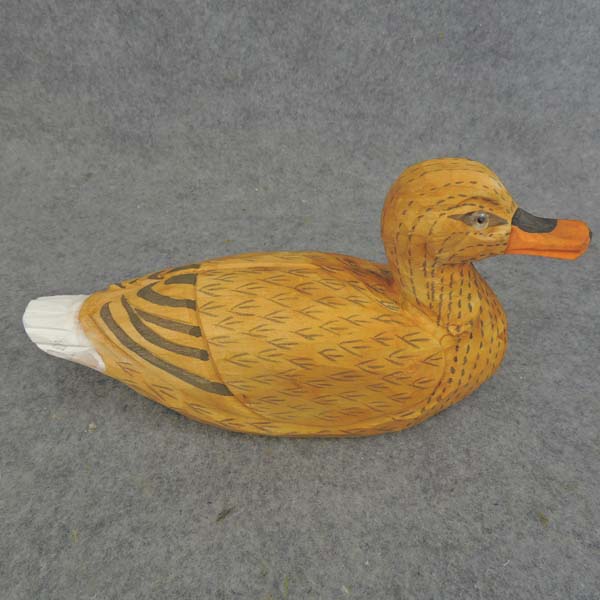 DUCK WOOD ORANGE 8.5"
