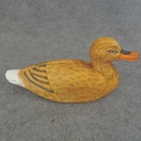 DUCK WOOD ORANGE 8.5"