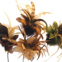 FEATHER PICK   4 COLORS ASST (8 PC PER BG)
