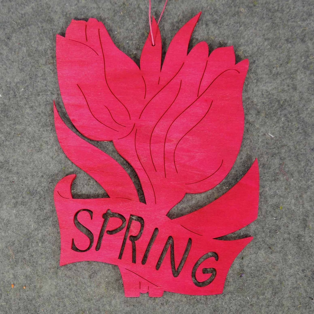 TULIP HANGING SPRING DISPLAY (6 ASST./BAG)