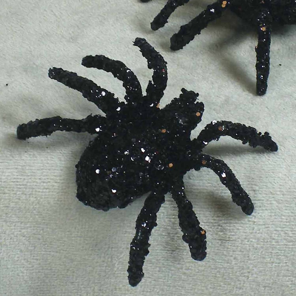 SPIDERS BLACK 2 ASSORTED(2/BAG)