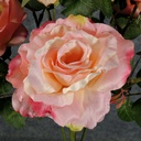 ROSE SATIN BUSH X9  PINK