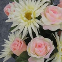 ROSE/GERBERA CEMETERY CONE 20"