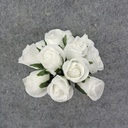 ROSE SWEETHEART PICK TRUE WHITE (1 DZ/POLY BAG)