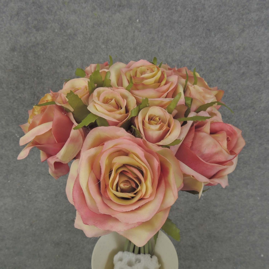 ROSE NOSEGAY/STANDING BOUQUET  ANTIQUE PINK