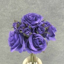 ROSE NOSEGAY/STANDING BOUQUET  DARK PURPLE