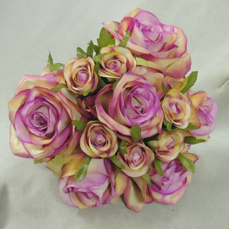 ROSE NOSEGAY/STANDING BOUQUET  LAVENDER/CREAM