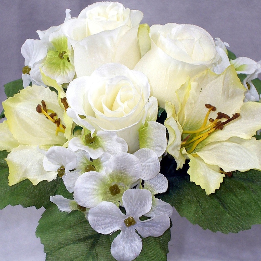 ROSE BUD/HYDRANGEA BUNDLE CREAM