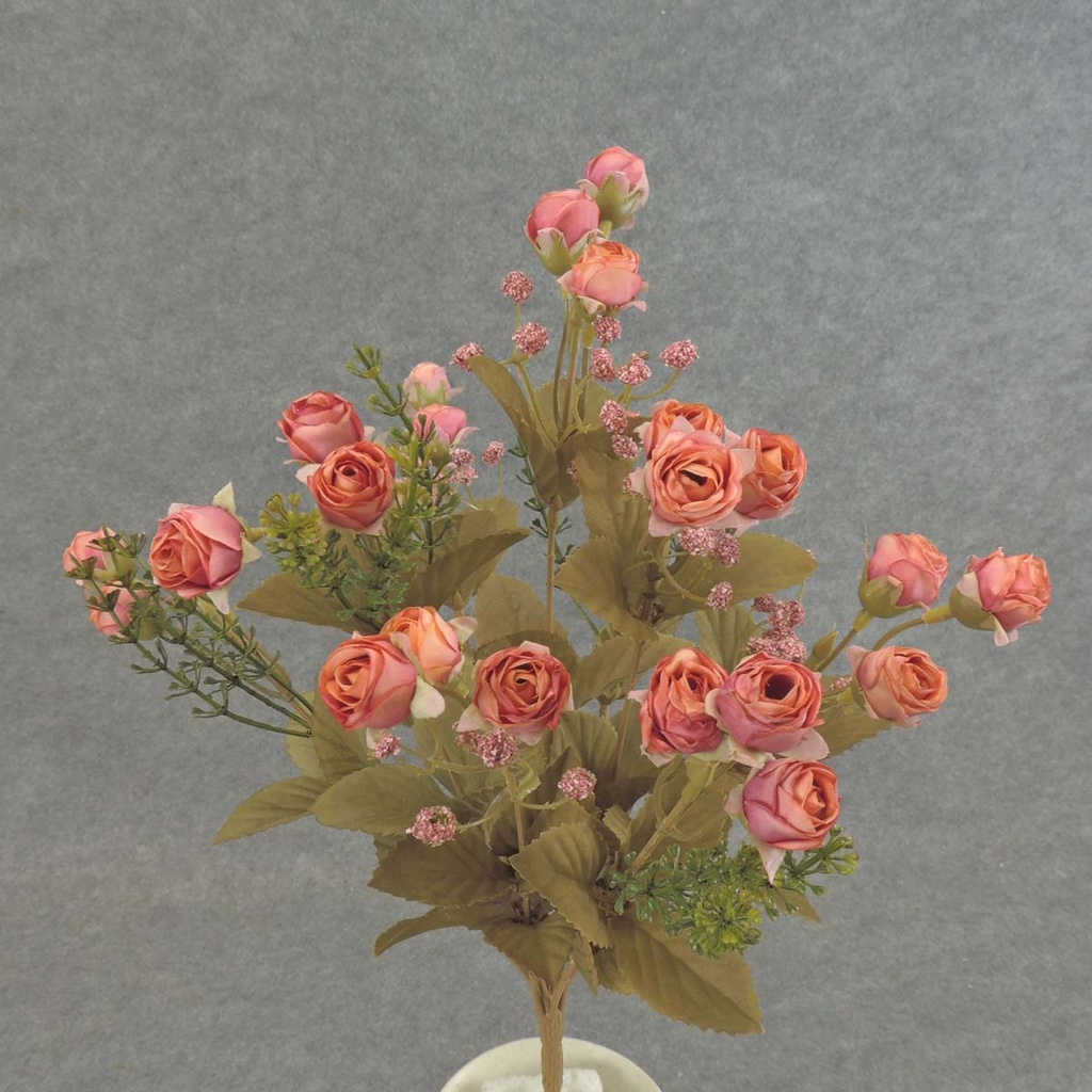 ROSE MINI BUSH X9 15.5"  BEAUTY
