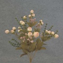 ROSE MINI BUSH X9 15.5"  PINK