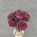 ROSE NOSEGAY/STANDING BOUQUET  PLUM