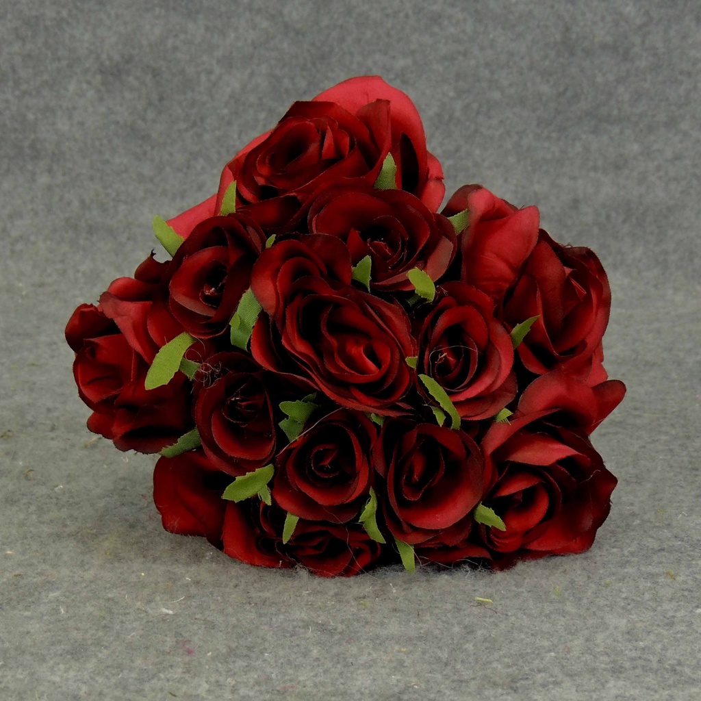 ROSE NOSEGAY/STANDING BOUQUET  RED