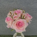 ROSE NOSEGAY/STANDING BOUQUET  TWO-TONED PINK