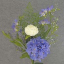 HYDRANGEA/PEONY/FREESIA BUNDLE 30" CREAM/LAVENDR