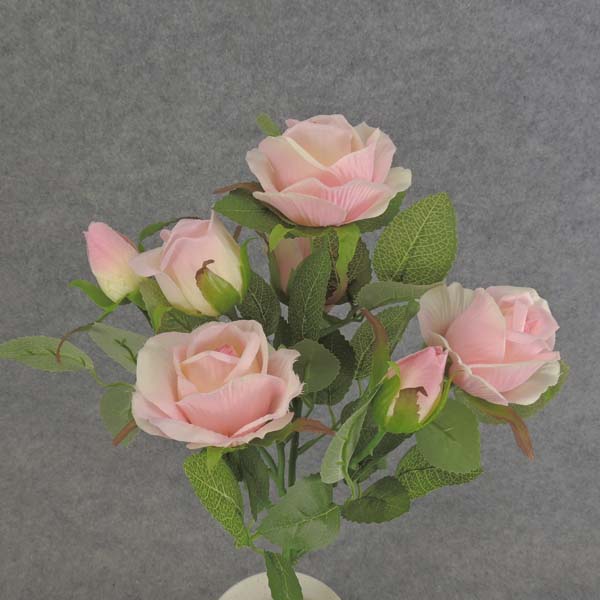 ROSE SPRAY X7  14"     PINK