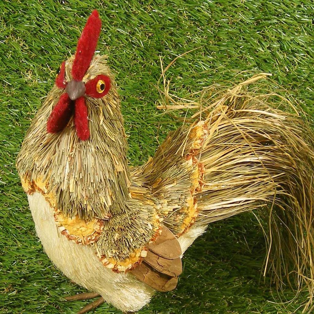 ROOSTER 10" SISAL STANDING