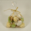 EGGS 2" (12/BAG) 3-COLORS WHT/CRM/GREEN