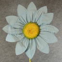 FLOWER STEM FABRIC 22"D/50"H  BLUE