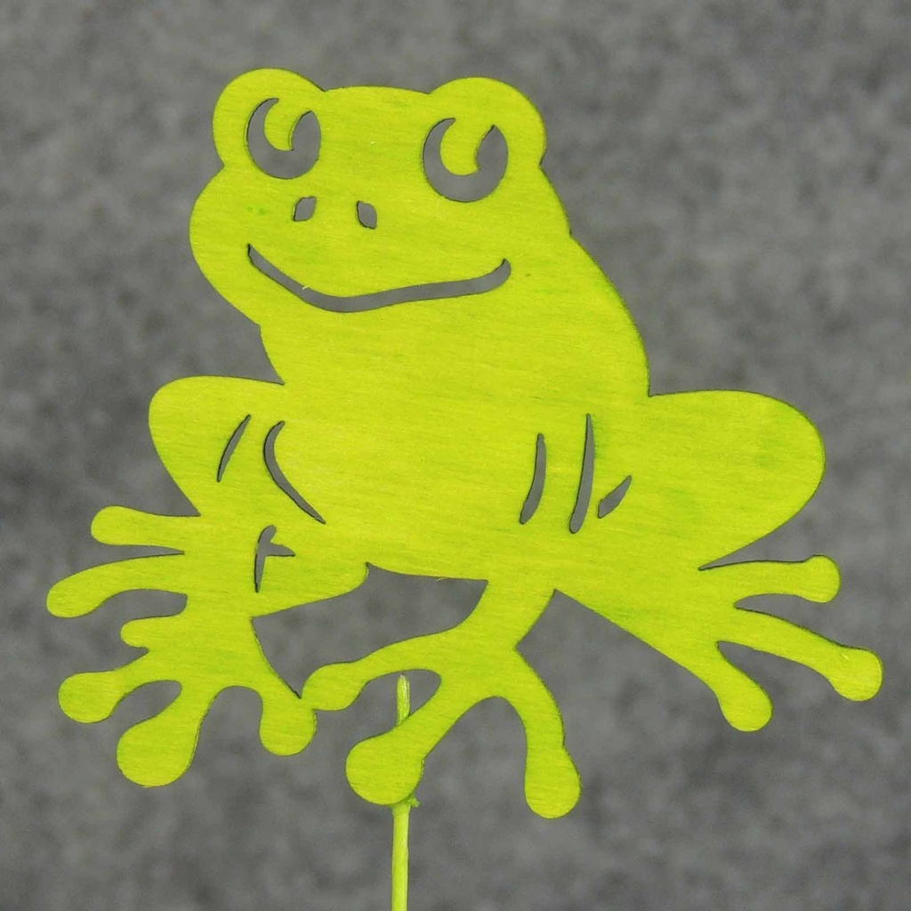 FROG 3.25" X 2.75" W/9" PICK (12/BAG) GREEN
