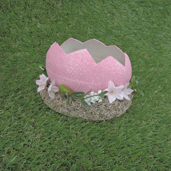 EGG PLANTER OVAL 6 x 4&quot; PINK   