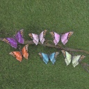 BUTTERFLY 5" FEATHER 6-ASST(24/BOX)