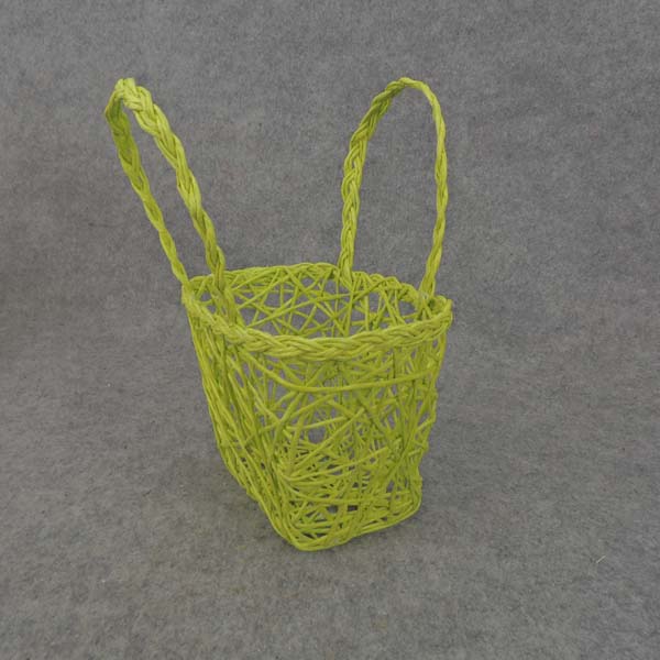 BASKET PAPER 6x4.5x3" MEDIUM  GREEN