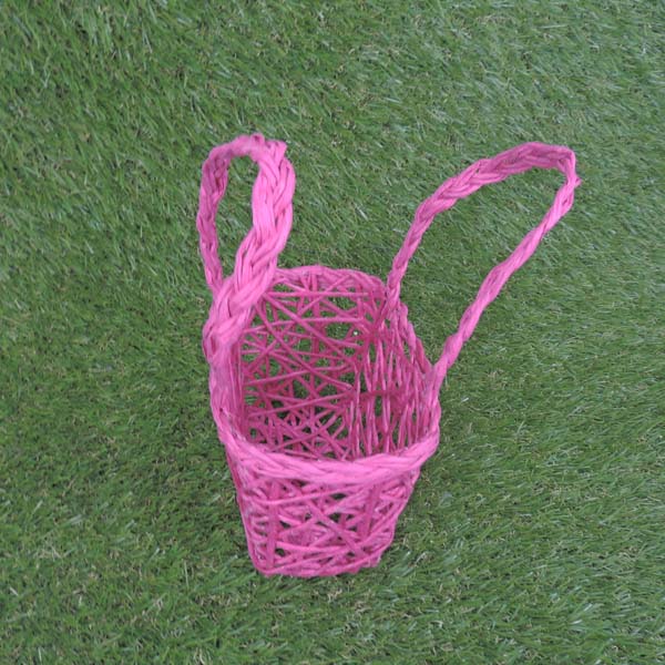 BASKET PAPER 6x4.5x3" MEDIUM  HOT PINK