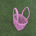 BASKET PAPER 6x4.5x3" MEDIUM  PINK