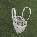 BASKET PAPER 6x4.5x3" MEDIUM  WHITE
