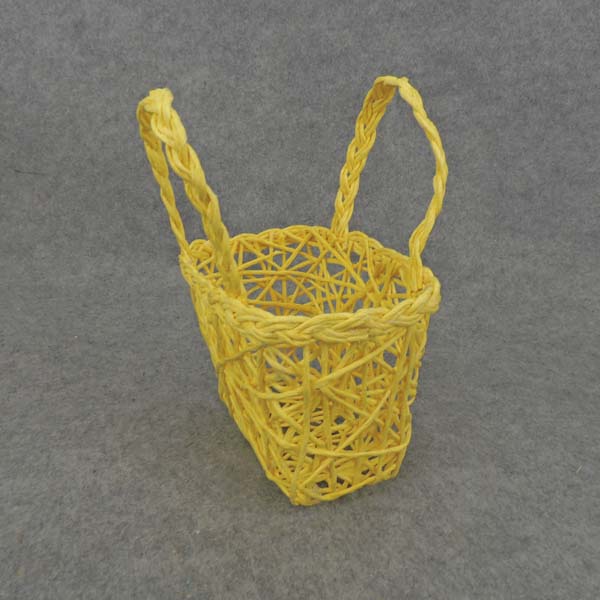 BASKET PAPER 6x4.5x3" MEDIUM  YELLOW