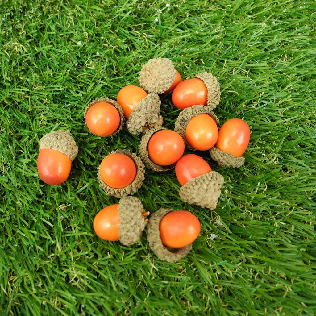 ACORNS IN BAG 1&quot; (1 DZ/BAG)  ORANGE