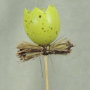 EGGSHELL 2" PICK 10" OAL GREEN (6/BAG)