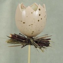 EGGSHELL 2" PICK 10" OAL PINK (6/BAG)