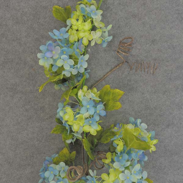 HYDRANGEA TWIG SPRAY 37"  BLUE