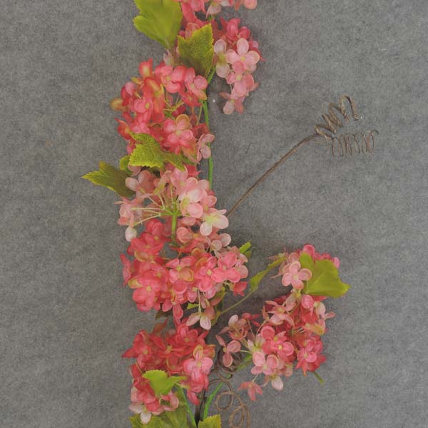 HYDRANGEA TWIG SPRAY 37"  PINK