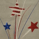 STARS & STRIPES SPRAY 18"(6/BG)