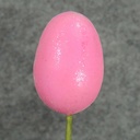 EGG 2.5" FROSTED ON PICK 6-AST (1 DZ/BAG)