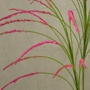 GRASS/PINE FLOCKED SPRAY 35"  FUCHSIA