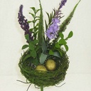 LAVENDER PICK 15" W/NEST PURPLE