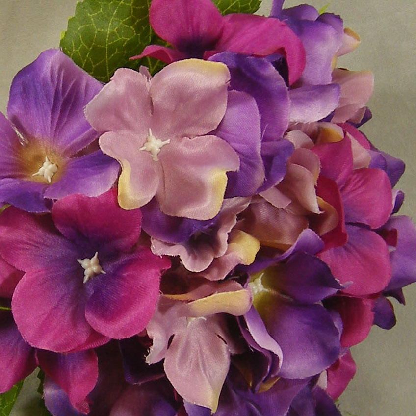 HYDRANGEA SATIN (3/BUNDLE)  VIOLET