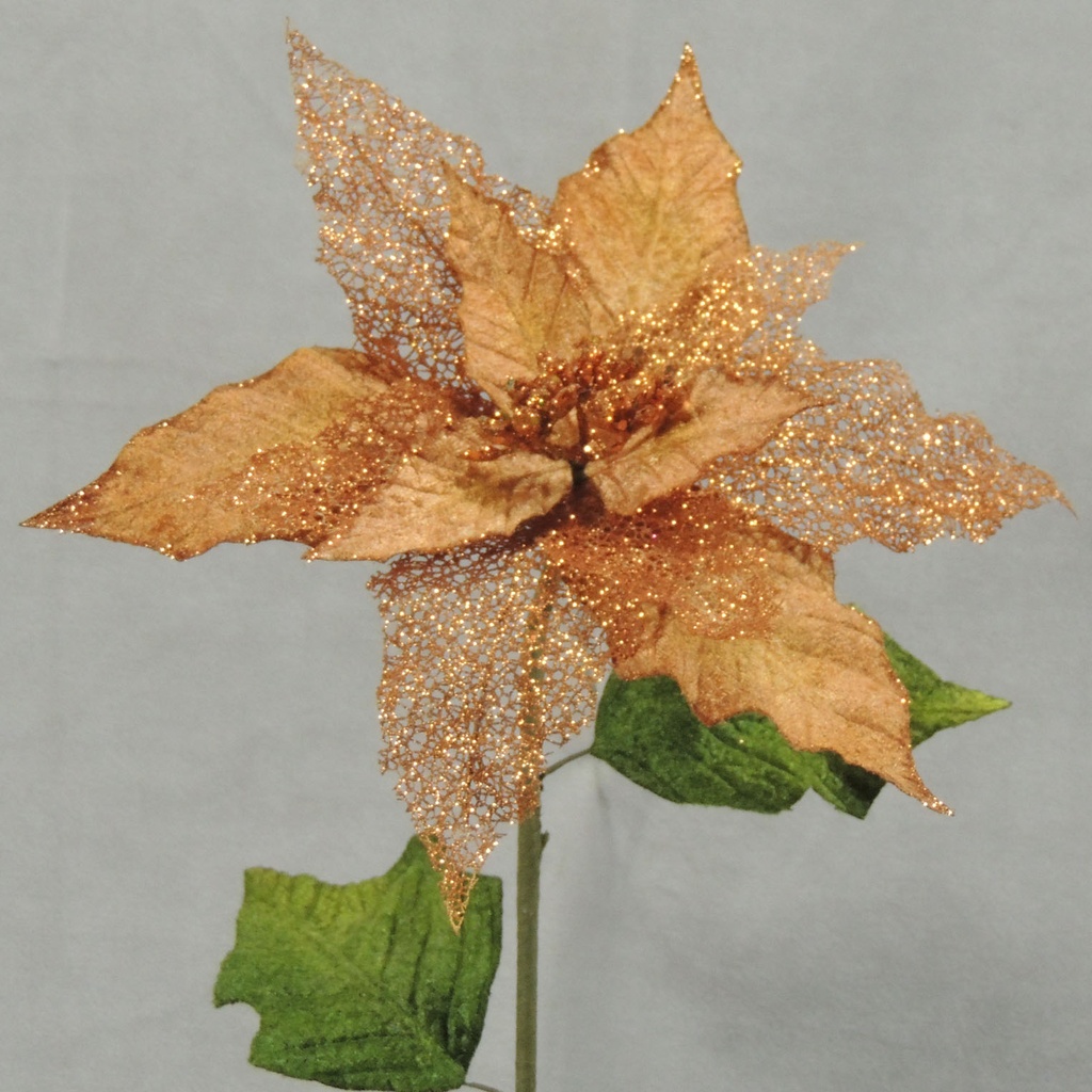 POINSETTIA STEM 19" COPPER