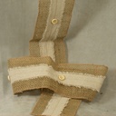 GARLAND/RIBBON BURLAP 4" X 6'