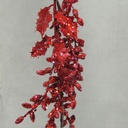GARLAND 5' BERRY W/HOLLY LEAVES