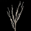 22" GLITTER TWIG BRANCH SILVER