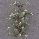 HOLLY BERRY SPRAY 15"  (12/BAG) VARI & GREEN