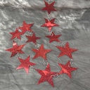 72&quot; STAR GARLAND  -  RED
