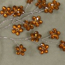 JEWEL FLOWER 6.75" PICK  COPPER